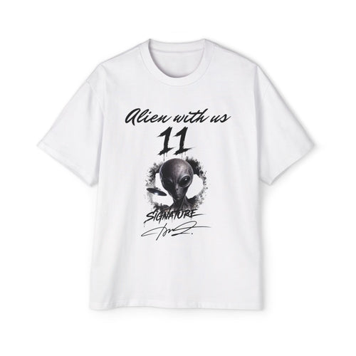 Alien With Us 'Unknown Species 11' Oversized Men’s T‑Shirt