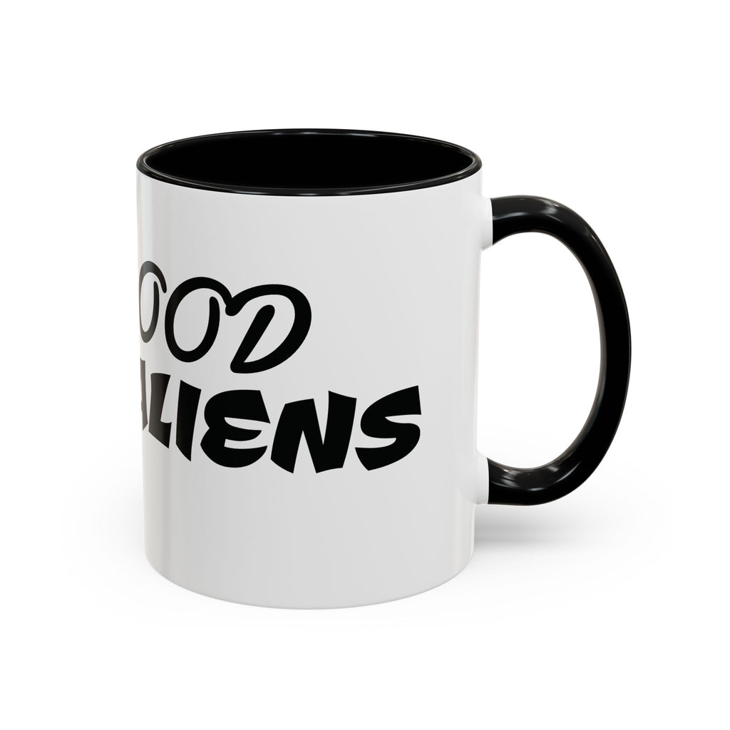 Alien With Us – Cosmic Minimalist Ceramic Mug