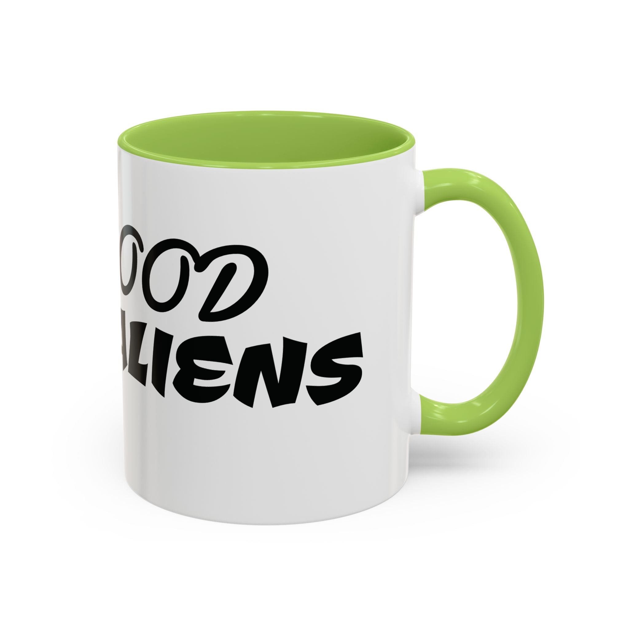 Alien With Us – Cosmic Minimalist Ceramic Mug