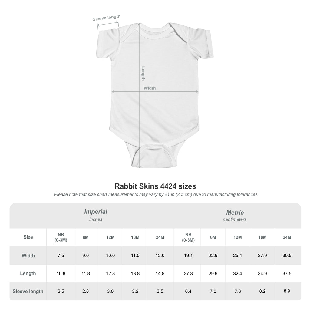 Infant Bodysuit — "Alien With Us" Cute Space Baby Graphic