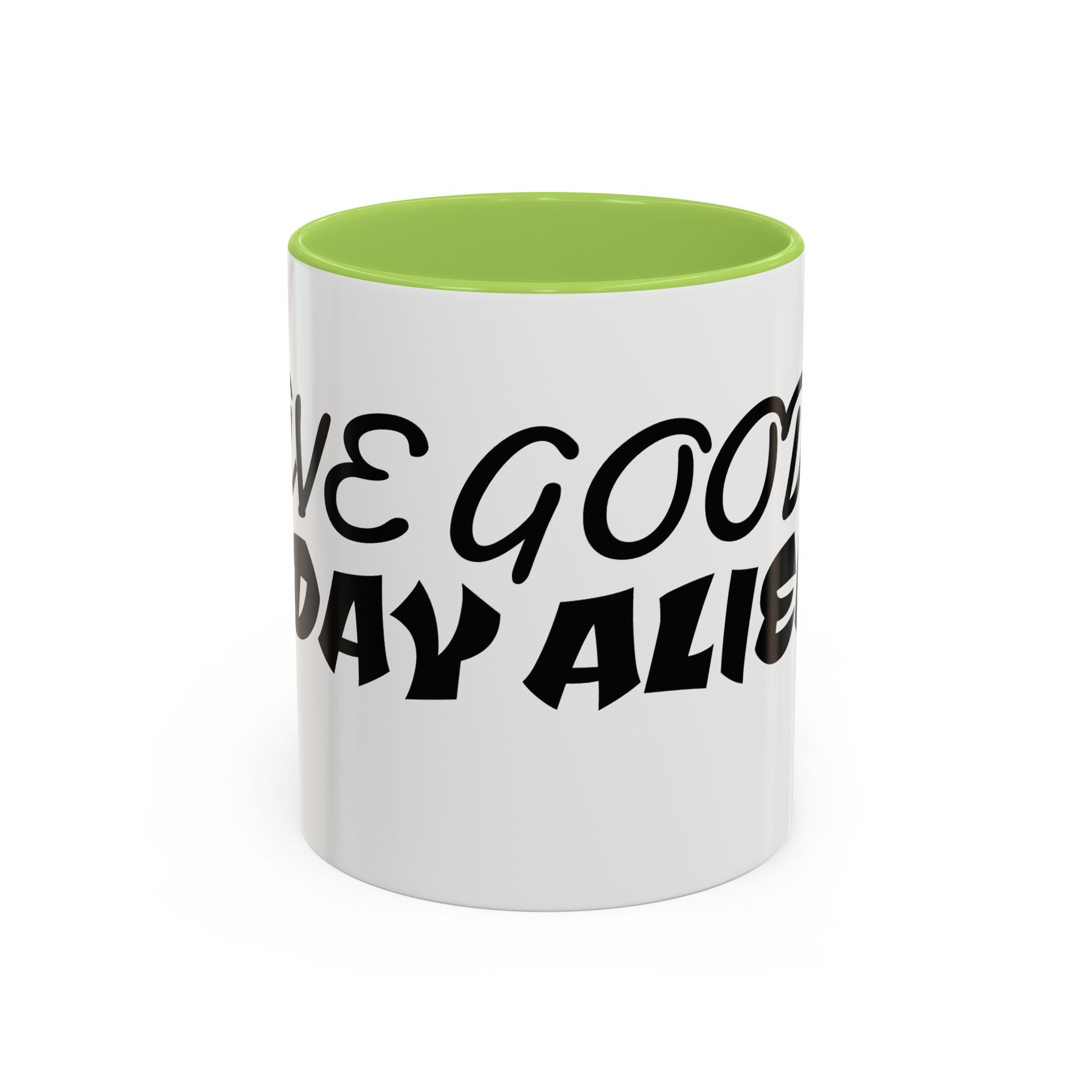 Alien With Us – Cosmic Minimalist Ceramic Mug