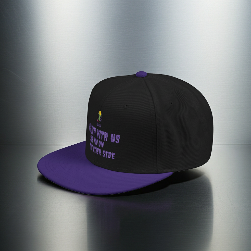 Alien With Us – Cosmic Snapback Street Cap 🧢